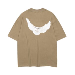 Kanye Dove Of Peace Season 6 YZY GAP T-Shirt Grey