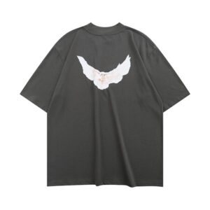 Kanye YZY GAP T-Shirt Dove Of Peace Season 6 Oversized Black